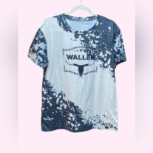Graphic Splatter T-Shirt WALLEN Size Large